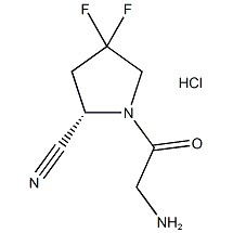 (S) -1- (2- Aminoacetyl) -4 ، 4- difluoropyrrolidine -2- Carbonitrile Trifluoroacetate CAS No.:1448440-51-4
